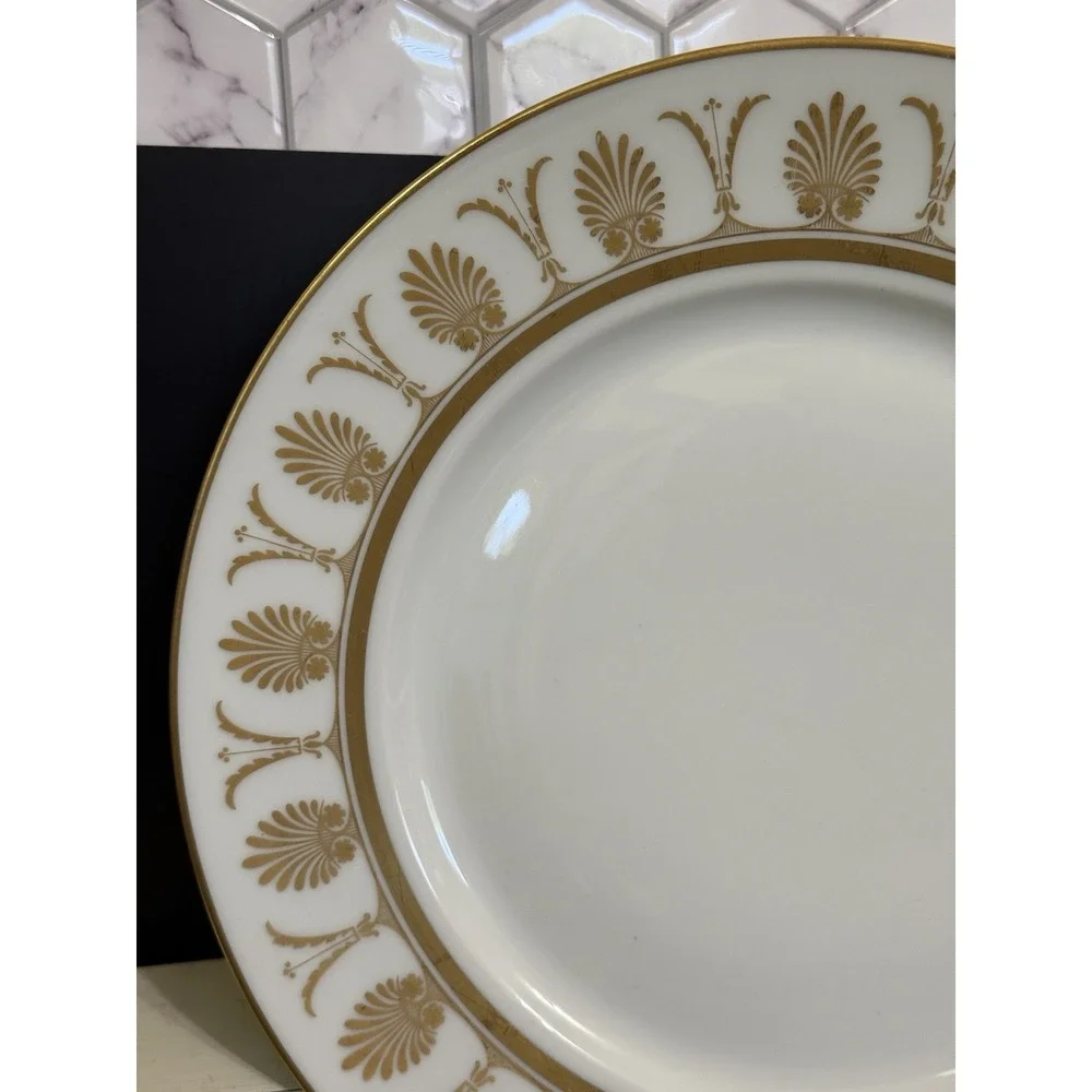 Richard Ginori POMPEII Gold 10‎ in Dinner Plate Italy